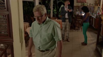 She was happy, excited to go to - Death in Paradise