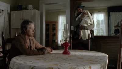 She has a shoe box full of mice. - The Walking Dead