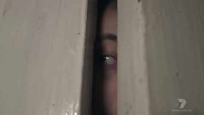 She heard Krystal
come down the stairs - The Real Manhunter