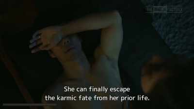 She hears that person
coming up the stairs. - Drive My Car