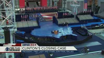 She is holding her
election night watch party - The Accidental President