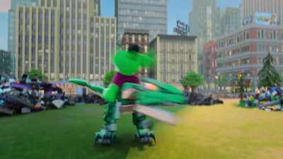 [She-Hulk yelps] - LEGO Marvel Avengers: Mission Demolition
