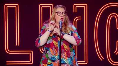 [SHE IMITATES A RECORDER]:
♪ Ho-ho ha-ha ♪ - Sarah Millican: Bobby Dazzler