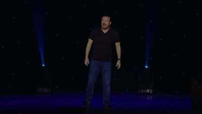 She was interviewed a week later - Ricky Gervais: Humanity