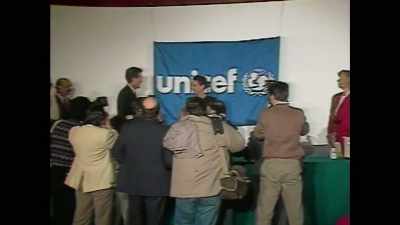 She joined UNICEF
and five years later, - Audrey