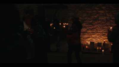 She was just here, she's
traveling with two others, - Y: The Last Man