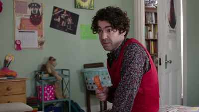 She just said hello, 
locked the bathroom door, - Motherland