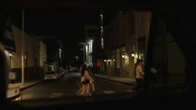 She left about 10 o'clock
in her little red mustang. - The Hillside Strangler
