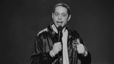 She was like, "What?"
I said, "Yeah, I go poopy here." - Pete Davidson: Turbo Fonzarelli