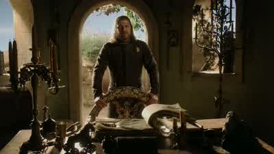 She likes it here.- She's the only Stark who does. - Game of Thrones