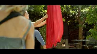 She looked and looked to find someone - The Aerialist