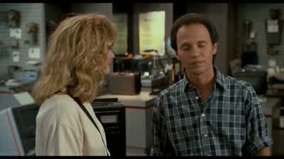 She looked weird didn't she She looked really weirdI've never seen her before Trust me Her legs looked heavyMust be retaining water HarryBelieve me the woman saved everything - When Harry Met Sally