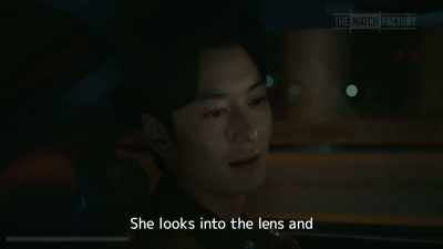 She looks into the lens and - Drive My Car