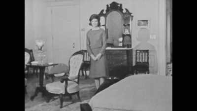 She made her husband
rather cross, - First Ladies