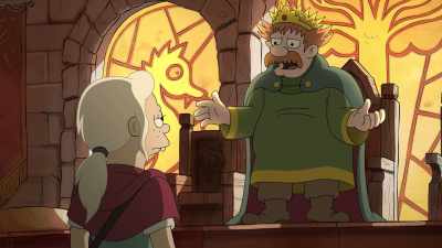 She may be crazy, but she wouldn't do
nothing to harm this kingdom. - Disenchantment