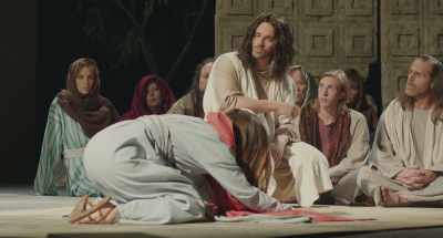 -She must be stoned for this sin!
-[woman crying] - The Resurrection of Gavin Stone