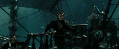 She must not leave the ship - Pirates of the Caribbean: At World's End