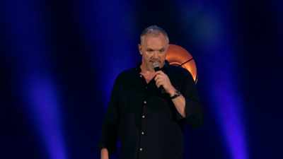 She was necking glasses of wine,
like... [chugging] - Greg Davies: You Magnificent Beast