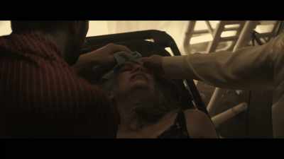 She needs oxygen.
Here, hold this. - The Area 51 Incident