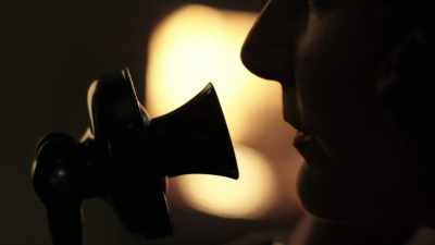She picks it up, then says, - The Last Tycoon