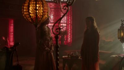 She pretends she doesn't
speak the common tongue - Game of Thrones