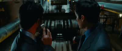 She ran down to waste treatment, jumped in a pipe. - Catwoman