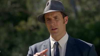 She really needs to wear a cardigan - Ms Fisher's Modern Murder Mysteries