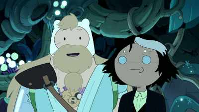 She said no one should
ever, ever, ever come here. - Adventure Time: Fionna & Cake