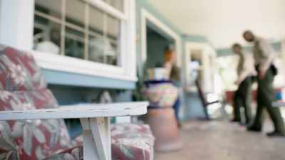 She said she was
not home at the time - Buried In The Backyard