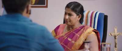 She is Sanjana, studying
in 10th standard A section - Ratsasan
