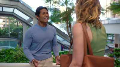 She saw you there.
That is where you met. - Romance in Hawaii
