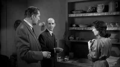 She says to excuse her,
but she never shakes hands. - The Tingler