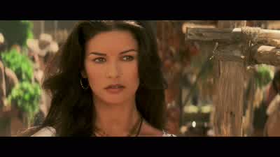 She says there is no mistaking the daughter of Esperanza and Diego de la vega. - The Mask of Zorro