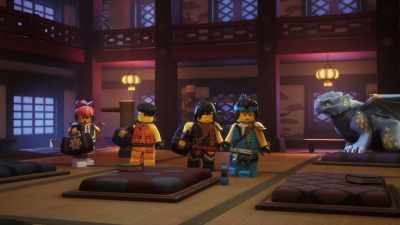 She seemed pretty
confident she'd win, - LEGO Ninjago: Dragons Rising