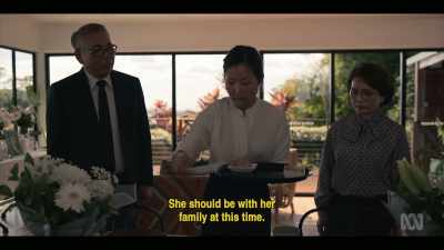 She should be with her family
at this time. - Troppo