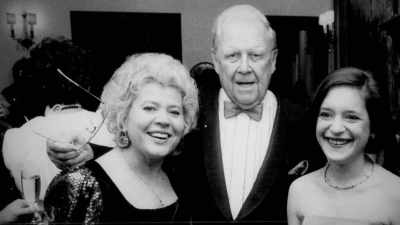 She showed up unannounced
at Maple Leaf Gardens one day - Offside: The Harold Ballard Story