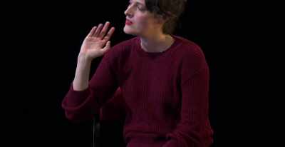..she sits down and she looks out. - Great British Theatre