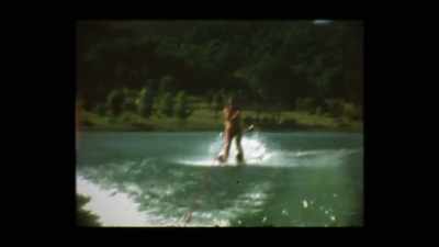 She skis a lap,
beaches on the sand, - The Crime of the Century