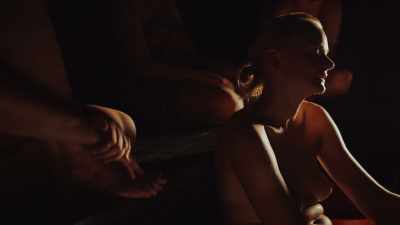 She was so badly beaten
by her husband. - Smoke Sauna Sisterhood