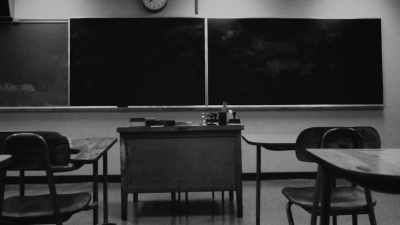 She was standing behind her desk
and I was standing next to her desk - The Keepers
