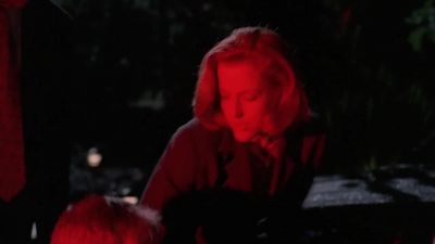 She swallowed straight pins
and is bleeding internally. - The X-Files