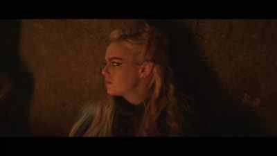 She swiped her finger across my forehead - Maniac