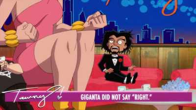 - She was talking to me!
- Mmm-hmm. - Harley Quinn