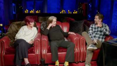 She talks quickly
because she only had, - The Osbournes Want to Believe