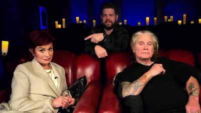 - She talks to the [bleep] cats.
- [chuckles] - The Osbournes Want to Believe