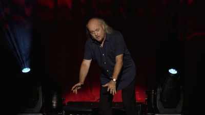 She was the passenger and her
husband Peter was driving the
sledge. - Bill Bailey: Limboland