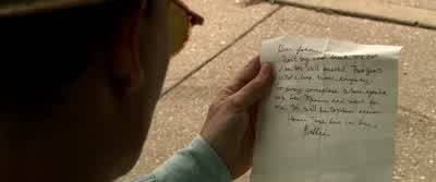 She told me what it said. - Public Enemies