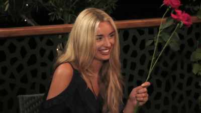 She is too nervous
to make a move on anyone, - Love Island