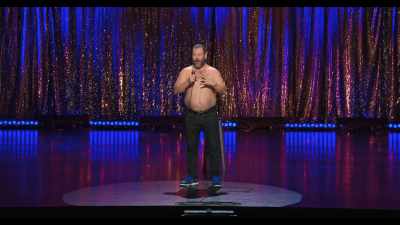 She turns around trembling.
Finds her guy, goes, - Bert Kreischer: Razzle Dazzle