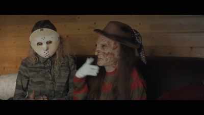 She uses Morse alphabet to communicate. - Halloween Friends